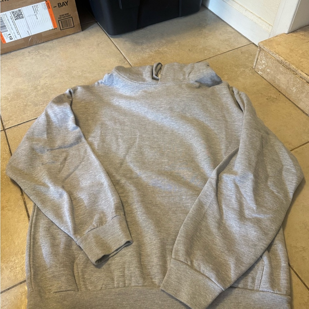 Men's Gray hoodie Sweater lane seven